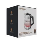 LePresso Multi-Temperature Illuminated Glass Kettle - Black - Image 3