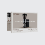 LePresso Grindeur Conical Burr Grinder with Digital Weight Control - Black - Image 3