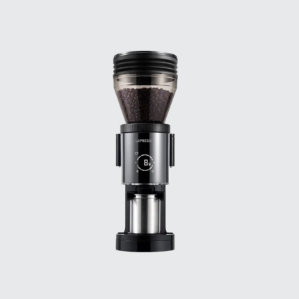 LePresso Grindeur Conical Burr Grinder with Digital Weight Control - Black